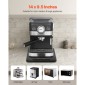 Slider συσκευής VEVOR, μικρός 14 x 9,5 ιντσών, κυλιόμενος συρόμενος δίσκος με αθόρυβους ελαστικούς τροχούς & κοίλη λαβή, εύκολος καθαρισμός, κυλιόμενος δίσκος συσκευής για καφετιέρα, πάγκος κουζίνας, μαύρος