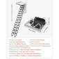 VEVOR Attic Ladder, χωρητικότητα 660LBS/299,4KG, Ταιριάζει σε ύψος οροφής 10,5 έως 11 πόδια και μέγεθος ανοίγματος 39,4 x 27,5 ίντσες, αναδιπλούμενη αναδιπλούμενη σκάλα οροφής από κράμα χάλυβα με ράβδο έλξης για οροφή σοφίτας