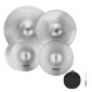 VEVOR Low Volume Cymbal Pack 4 τεμάχια 350/400/455/505 mm (14/16/18/20 ίντσες) Κύμβαλα από κράμα για τύμπανο