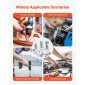 VEVOR 2250 Pcs Bots and Nuts Assortment Kit, Metric + Imperial Machine Screws and Flat Washers, Αλουμίνιο χάλυβα M3/M4/M5/M6/M8 πολλαπλών μεγεθών, για εξοπλισμό/συναρμολόγηση οχήματος, γαλβανισμένο λευκό