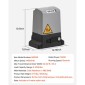 VEVOR Automatic Gate Opener, 550W Electric Sliding Gate Opener για πόρτες έως 25m 1500kg, Nylon Gear Rack Rolling Door Engine με αισθητήρα υπέρυθρων & 2 τηλεχειριστήρια, σύστημα ανοίγματος θυρών Driveway