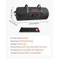 VEVOR Workout Sandbag, Heavy Duty Workout Power Bags with Handles, 56-90 kg Ρυθμιζόμενη τσάντα Slam for Fitness Strength Weight Training Cross-Training, Γυμναστική στο σπίτι, Μαύρη (χωρίς γεμάτη)