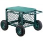 VEVOR Rolling Garden Cart με κάθισμα, Metal Rolling Garden Seat Work με ρόδες, Υποστηρίζει έως και 181 kg, Heavy Duty Cart Gardening Scooter, Υπαίθριο βαγόνι & σκαμπό σε ρόδες για γκαζόν, βεράντα, πίσω αυλή