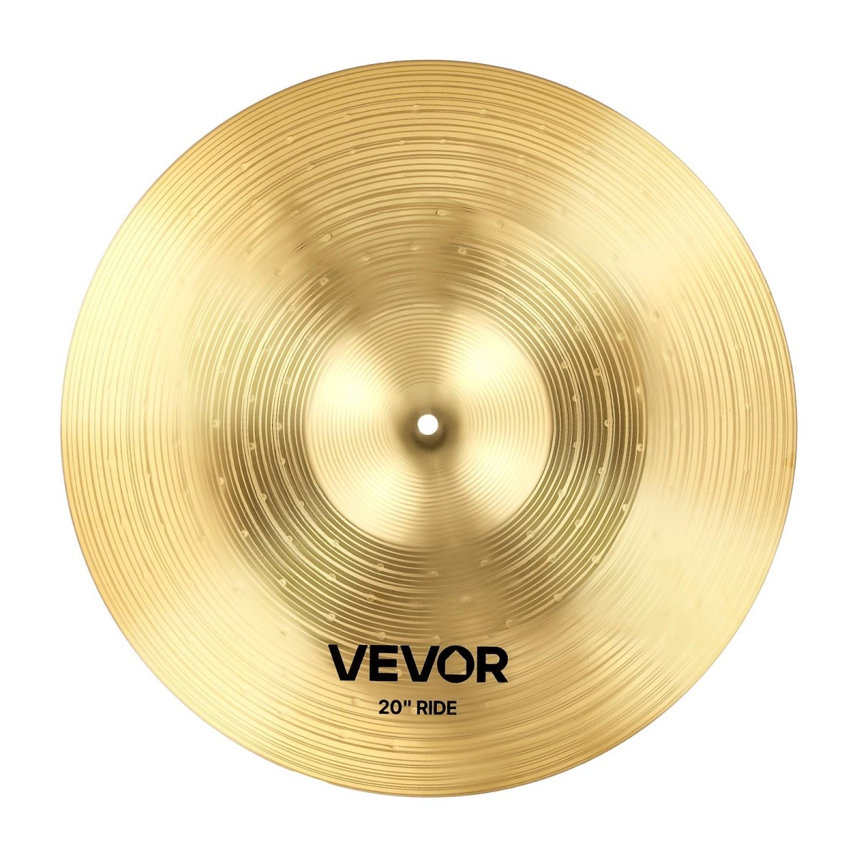 VEVOR Cymbal Pack 6 Pieces Cymbal Set 254/355/400/455/505 mm (10 14 16 18 20 Inches) Cymbal for Drum