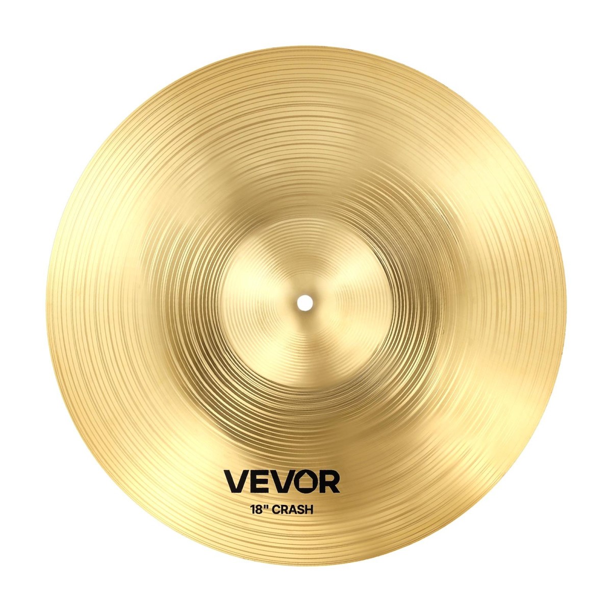 VEVOR Cymbal Pack 6 Pieces Cymbal Set 254/355/400/455/505 mm (10 14 16 18 20 Inches) Cymbal for Drum