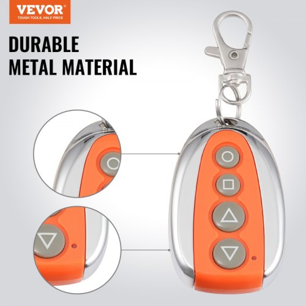 VEVOR Automatic Gate Remote Control 131ft 4-Button Sliding Gate Opener Remotes