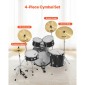 VEVOR Cymbal Pack 4 Pieces Cymbals Drum Set 14 16 18 20 Inches (355/400/455/505 mm) Cymbal για τύμπανο
