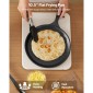 Πρέσα τορτίγιας VEVOR, Πρέσα τορτίγιας και Roti από χυτοσίδηρο 10 ιντσών, Πρέσα Tortilladora βαρέως τύπου, Pataconera Makers με λαβή και 100 τμχ χαρτί περγαμηνής, Πρέσα Taco ζύμης για τορτίγια αλευριού, Tawa