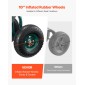 VEVOR Rolling Garden Cart με περιστρεφόμενο κάθισμα, βαρέως τύπου κάθισμα κήπου με καλάθι αποθήκευσης & δίσκο εργαλείων, χωρητικότητα 300 lbs, σκαμπό κηπουρικής εξωτερικού χώρου για φύτευση γκαζόν Βοτάνισμα
