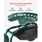 VEVOR Rolling Garden Cart με περιστρεφόμενο κάθισμα, βαρέως τύπου κάθισμα κήπου με καλάθι αποθήκευσης & δίσκο εργαλείων, χωρητικότητα 300 lbs, σκαμπό κηπουρικής εξωτερικού χώρου για φύτευση γκαζόν Βοτάνισμα