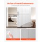 VEVOR Συρόμενη Πόρτα Αχυρώνας, 1067 x 2134 mm, Πάνελ MDF υψηλής αντοχής, Πόρτα αχυρώνα με κιτ υλικού, Αδιάβροχη επιφάνεια PVC, Εύκολη εγκατάσταση, Πλαίσιο H, Ομαλά και αθόρυβα συρόμενα για σαλόνι, μπάνιο