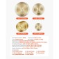 VEVOR Cymbal Pack 4 Pieces Cymbals Drum Set 355/400/505/254 mm(10 14 16 20 Inches) Cymbals for Drum