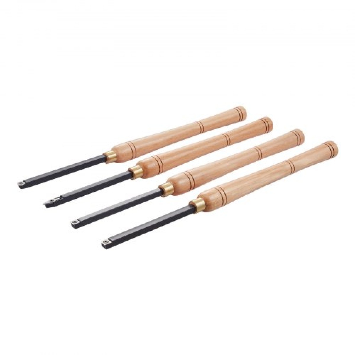 VEVOR 4PCS Wood Lathe Chisel Set HSS Turning Tools Storage Box Lathe Finisher