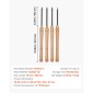VEVOR 4PCS Wood Lathe Chisel Set HSS Turning Tools Storage Box Lathe Finisher