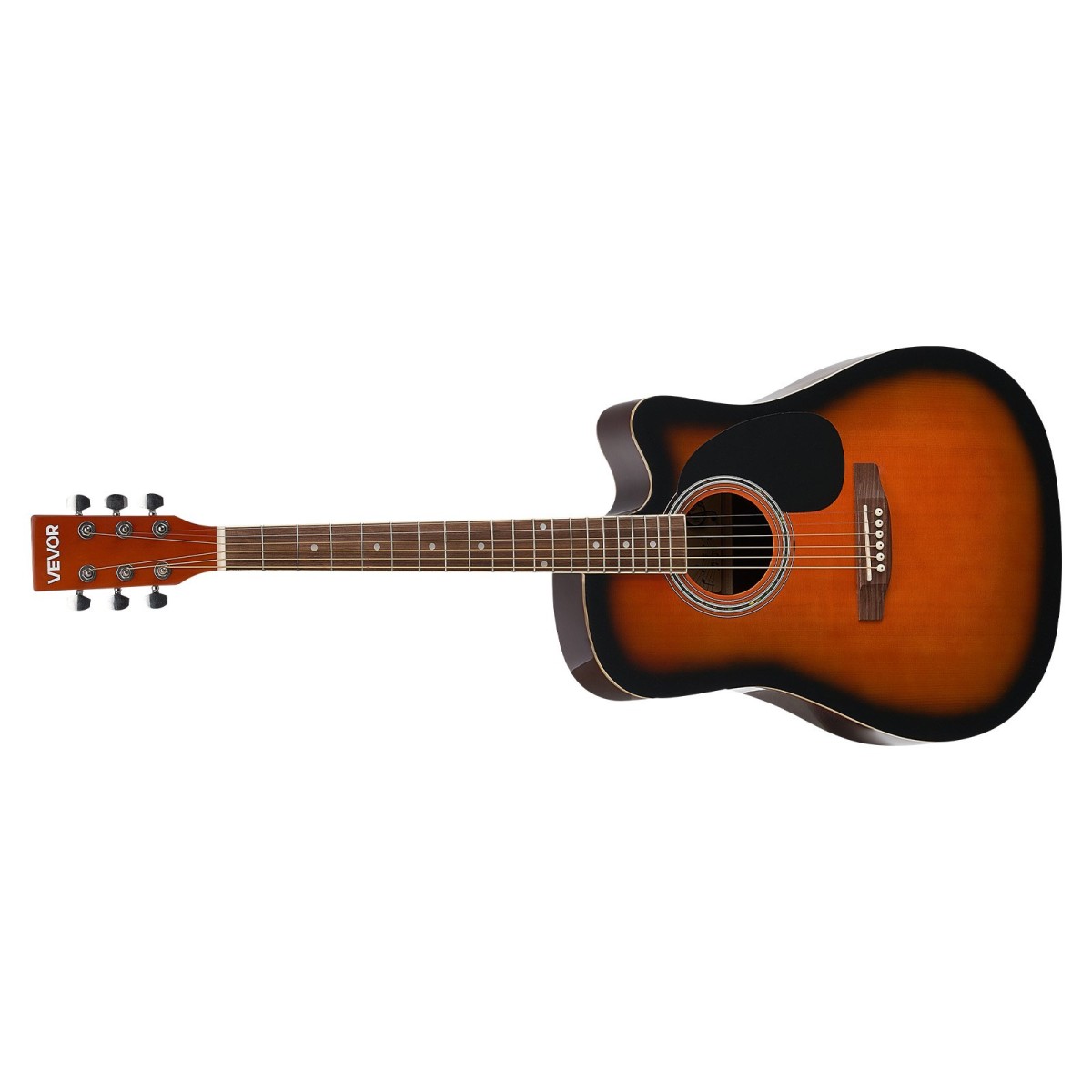 Τσάντα συναυλιών VEVOR 104,4 mm (41 ιντσών) Cutway Acoustic Guitar Beginner Gig Bag για ενήλικες Sunburst