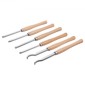 VEVOR 6PCS Wood Lathe Chisel Set HSS Turning Tools Storage Box Lathe Finisher
