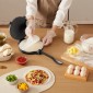 Πρέσα τορτίγιας VEVOR, Πρέσα τορτίγιας και Roti από χυτοσίδηρο 8 ιντσών, Πρέσα Tortilladora βαρέως τύπου, Pataconera Makers με λαβή και 100 τμχ χαρτί περγαμηνής, Πρέσα Taco ζύμης για τορτίγια αλευριού, Tawa