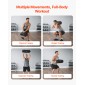 VEVOR Workout Sandbag, Heavy Duty Workout Power Bags with Handles, 2-11 kg Ρυθμιζόμενη τσάντα Slam for Fitness Strength Weight Training Cross-Training, Γυμναστική στο σπίτι, Μαύρο (χωρίς)