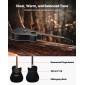 VEVOR 1041 mm (41 ίντσες) Cutway Acoustic Guitar Bundle with Gig Bag for Adult Black