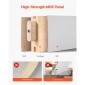 VEVOR Συρόμενη Πόρτα Αχυρώνα, 914 x 2134 mm, Πάνελ MDF υψηλής αντοχής, Πόρτα αχυρώνα με κιτ υλικού, Αδιάβροχη επιφάνεια PVC, Εύκολη εγκατάσταση, Πλαίσιο H, Ομαλά και αθόρυβα συρόμενα για σαλόνι, μπάνιο