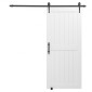 VEVOR Συρόμενη Πόρτα Αχυρώνα, 914 x 2134 mm, Πάνελ MDF υψηλής αντοχής, Πόρτα αχυρώνα με κιτ υλικού, Αδιάβροχη επιφάνεια PVC, Εύκολη εγκατάσταση, Πλαίσιο H, Ομαλά και αθόρυβα συρόμενα για σαλόνι, μπάνιο