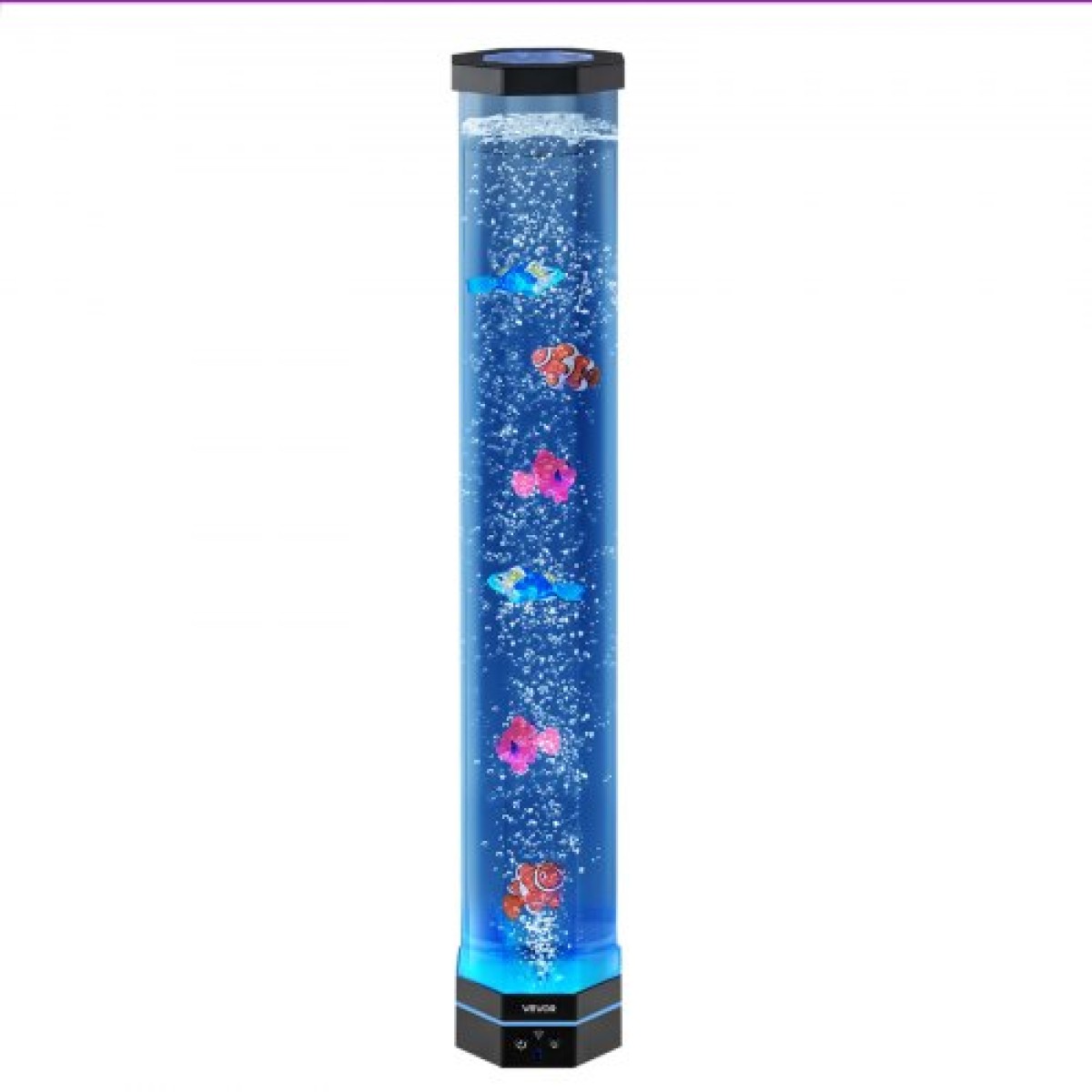 Λάμπα VEVOR Bubble Tube 16 Έγχρωμη 80 cm Αισθητήρια Λάμπα Ενυδρείου για Ανακούφιση Ηρεμώντας
