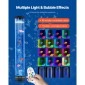 Λάμπα VEVOR Bubble Tube 16 Έγχρωμη 80 cm Αισθητήρια Λάμπα Ενυδρείου για Ανακούφιση Ηρεμώντας