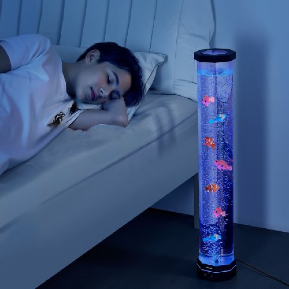 Λάμπα VEVOR Bubble Tube 16 Έγχρωμη 80 cm Αισθητήρια Λάμπα Ενυδρείου για Ανακούφιση Ηρεμώντας