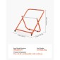 VEVOR Cable Caddy, Πλαίσιο από χάλυβα βαρέως τύπου, θήκη καρουλιού για ηλεκτρικά καλώδια, φορητός διανομέας καλωδίων για έως και 508 mm / 20 σε καρούλια διαμέτρου, 45 kg / 100 lbs Χωρητικότητα για καρούλια καλωδίων, Ηλεκτρική βιομηχανική λιανική πώληση