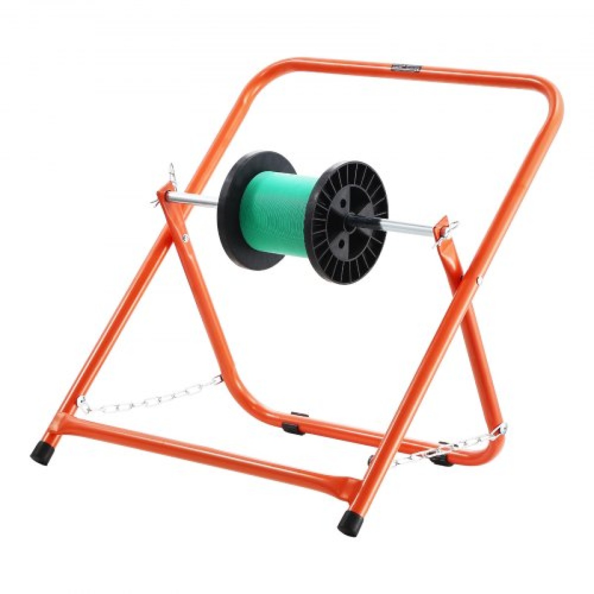 VEVOR Cable Caddy, Πλαίσιο από χάλυβα βαρέως τύπου, θήκη καρουλιού για ηλεκτρικά καλώδια, φορητός διανομέας καλωδίων για έως και 508 mm / 20 σε καρούλια διαμέτρου, 45 kg / 100 lbs Χωρητικότητα για καρούλια καλωδίων, Ηλεκτρική βιομηχανική λιανική πώληση