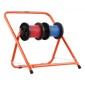VEVOR Cable Caddy, Πλαίσιο από χάλυβα βαρέως τύπου, θήκη καρουλιού για ηλεκτρικά καλώδια, φορητός διανομέας καλωδίων για έως και 508 mm / 20 σε καρούλια διαμέτρου, 45 kg / 100 lbs Χωρητικότητα για καρούλια καλωδίων, Ηλεκτρική βιομηχανική λιανική πώληση