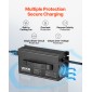 Φορτιστής μπαταριών λιθίου VEVOR 36V 18A, 43,8V, AC-DC LiFePO4 Smart Charger, με βύσμα Anderson, ένδειξη LED, ενεργοποίηση 0V, για επαναφορτιζόμενες μπαταρίες λιθίου LiFePO4 Deep Cycle Boat, RV