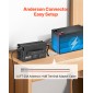 Φορτιστής μπαταριών λιθίου VEVOR 36V 18A, 43,8V, AC-DC LiFePO4 Smart Charger, με βύσμα Anderson, ένδειξη LED, ενεργοποίηση 0V, για επαναφορτιζόμενες μπαταρίες λιθίου LiFePO4 Deep Cycle Boat, RV