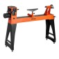 VEVOR Ξυλουργικός Τόρνος, 1500W / 2 HP, Μηχανή τόρνου ξύλου με μεταβλητή ταχύτητα 0 έως 3200 RPM, Πάγκος εργασίας 457 x 1020 mm, κινητήρας συνεχούς ρεύματος χωρίς ψήκτρες, σώμα από χυτοσίδηρο, στήριγμα εργαλείων, για μεσαία έως μεγάλα έργα Επεξεργασία ξύλ