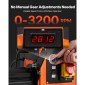 VEVOR Ξυλουργικός Τόρνος, 1500W / 2 HP, Μηχανή τόρνου ξύλου με μεταβλητή ταχύτητα 0 έως 3200 RPM, Πάγκος εργασίας 457 x 1020 mm, κινητήρας συνεχούς ρεύματος χωρίς ψήκτρες, σώμα από χυτοσίδηρο, στήριγμα εργαλείων, για μεσαία έως μεγάλα έργα Επεξεργασία ξύλ