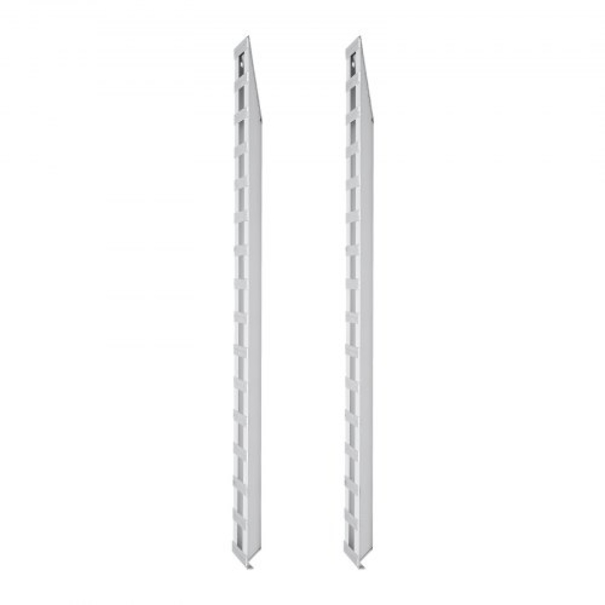 Ράμπες φόρτωσης VEVOR, 2 τμχ 2400 x 380 mm, Σετ ράμπας ρυμουλκούμενου από ανθεκτικό αλουμίνιο και βαρέως τύπου με αντιολισθητικές πλάκες, 2721,6 kg συνδυασμένης χωρητικότητας, για καρότσια, αγροτικά τρακτέρ, ATV, χορτοκοπτικά, μοτοσυκλέτες