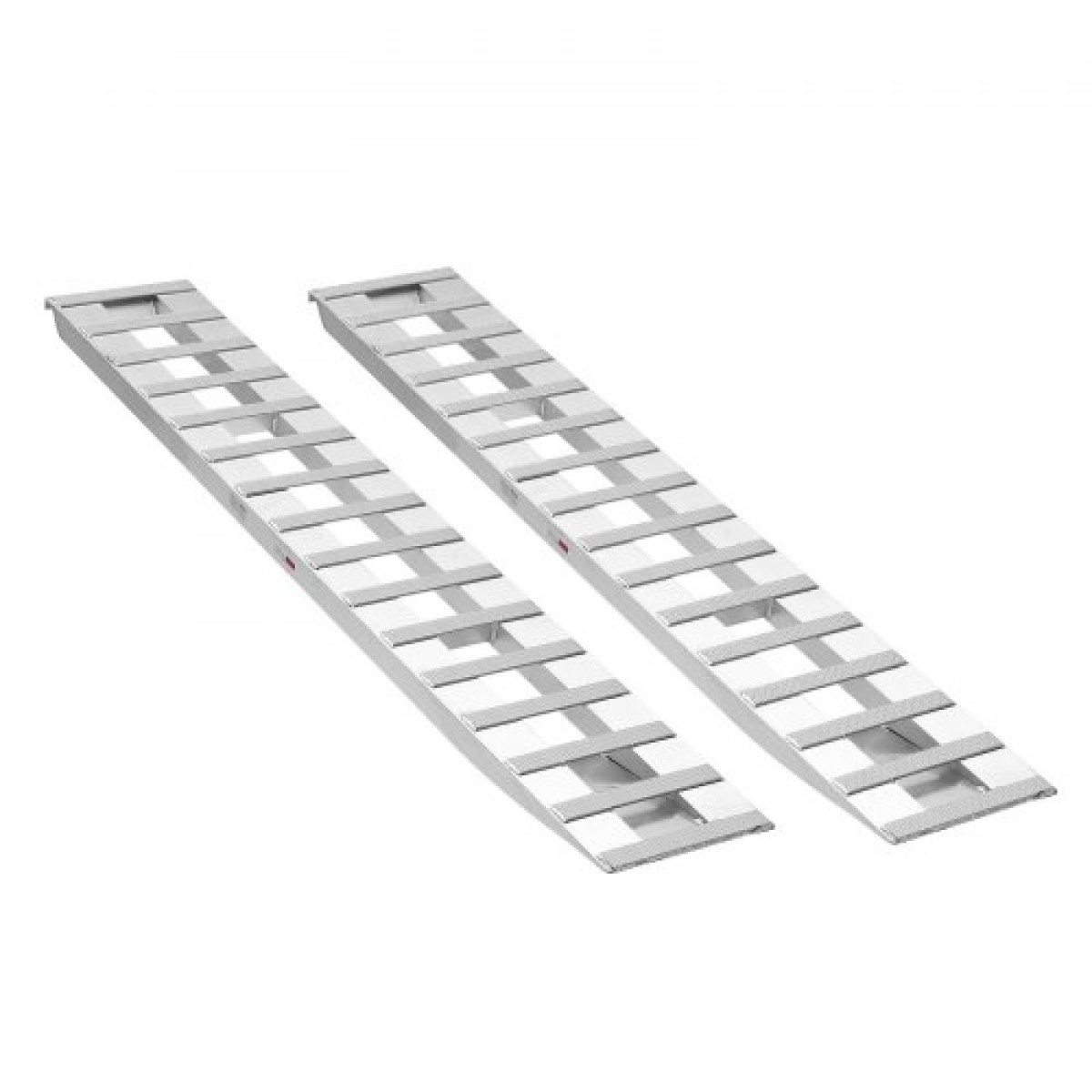 Ράμπες φόρτωσης VEVOR, 2 τμχ 2400 x 380 mm, Σετ ράμπας ρυμουλκούμενου από ανθεκτικό αλουμίνιο και βαρέως τύπου με αντιολισθητικές πλάκες, 2721,6 kg συνδυασμένης χωρητικότητας, για καρότσια, αγροτικά τρακτέρ, ATV, χορτοκοπτικά, μοτοσυκλέτες