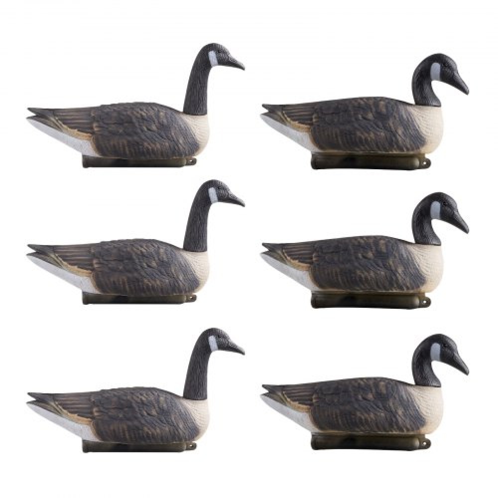 VEVOR Canada Goose Decoys, Outdoors Goose Decoy για κυνήγι υδρόβιων πτηνών, ανθεκτικά πλαστικά πλωτήρες με εξαιρετικά ρεαλιστική βαφή, για διακόσμηση πισίνας, λίμνης, λίμνης, αυλής κήπου, εύκολη μεταφορά και χρήση, 6-συσκευασία