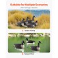 VEVOR Canada Goose Decoys, Outdoors Goose Decoy για κυνήγι υδρόβιων πτηνών, ανθεκτικά πλαστικά πλωτήρες με εξαιρετικά ρεαλιστική βαφή, για διακόσμηση πισίνας, λίμνης, λίμνης, αυλής κήπου, εύκολη μεταφορά και χρήση, 6-συσκευασία