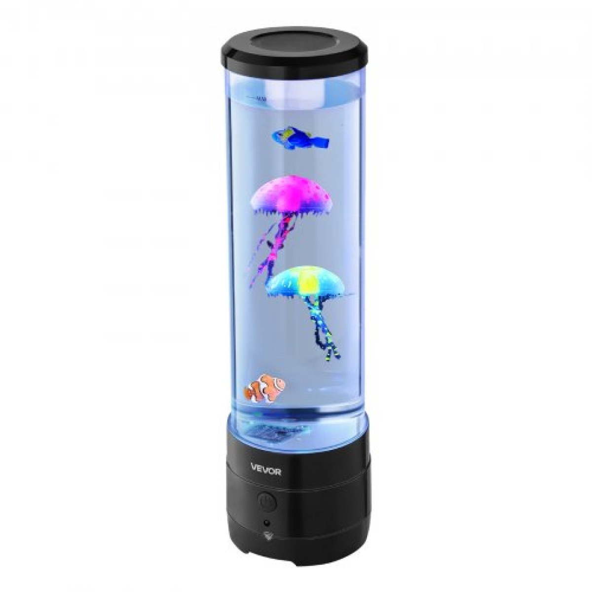 VEVOR Sensory Bubble Tube Lamp 16 Τηλεχειριζόμενο Έγχρωμο Water Lamp Fish 382mm