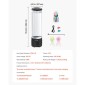 VEVOR Sensory Bubble Tube Lamp 16 Τηλεχειριζόμενο Έγχρωμο Water Lamp Fish 382mm