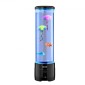 VEVOR Sensory Bubble Tube Lamp 16 Τηλεχειριζόμενο Έγχρωμο Water Lamp Fish 382mm