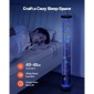 Λάμπα VEVOR Bubble Tube 16 Color 1 m Sensory Lamp Aquarium for Relief Calming