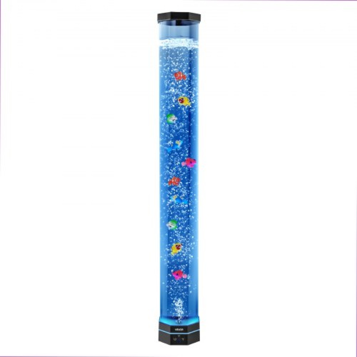 Λάμπα VEVOR Bubble Tube 16 Color 1 m Sensory Lamp Aquarium for Relief Calming