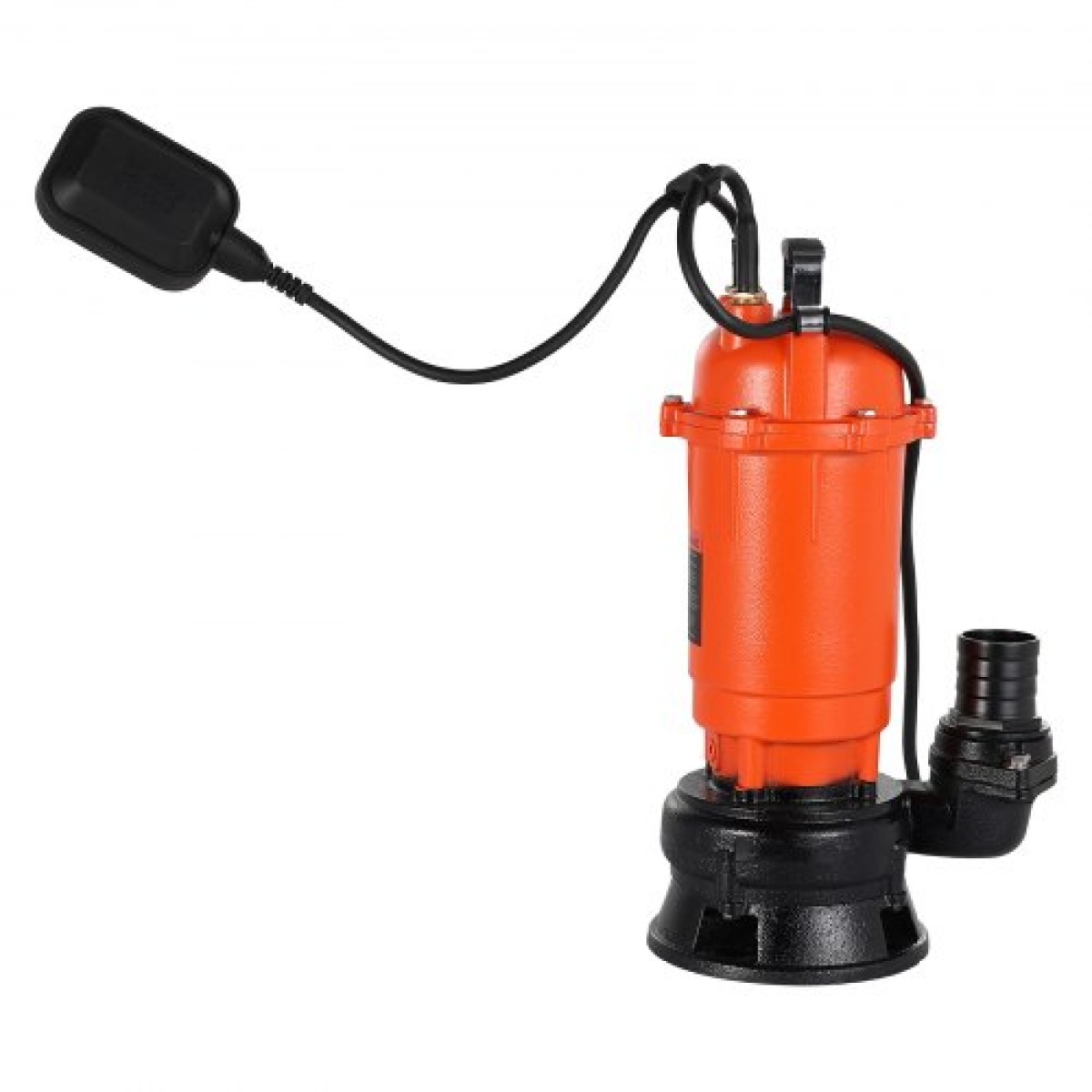 Υποβρύχια αντλία απορριμμάτων VEVOR 1500W, 21000 L/H, Υποβρύχια αντλία αποχέτευσης από χυτοσίδηρο με αυτόματο διακόπτη πλωτήρα, Max Lift 18M, Αποστράγγιση βρώμικου καθαρού νερού, για πισίνες, κήπο, λίμνη, πλημμυρισμένες περιοχές