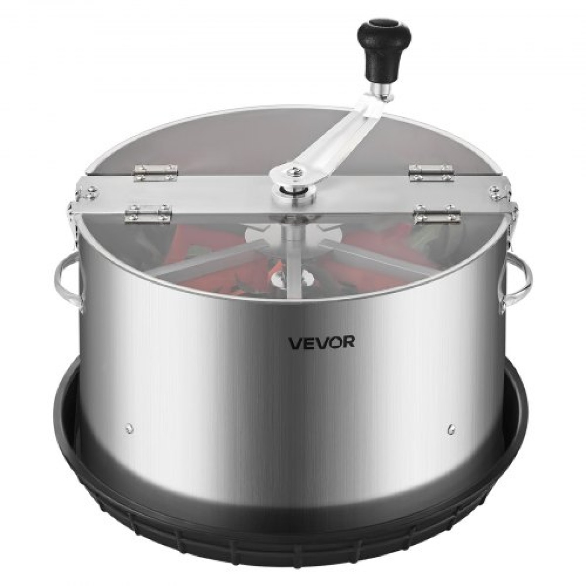 VEVOR Manual Bud Leaf Trimmer, 370mm Reaper Bowl Bud Trimmer με λεπίδες από ανοξείδωτο χάλυβα, οπτική κοπή, υγρή και στεγνή υδροπονική μηχανή κοπής με δίσκο, περιστρεφόμενη περιστροφή για λουλούδια φυτών