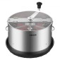 VEVOR Manual Bud Leaf Trimmer, 370mm Reaper Bowl Bud Trimmer με λεπίδες από ανοξείδωτο χάλυβα, οπτική κοπή, υγρή και στεγνή υδροπονική μηχανή κοπής με δίσκο, περιστρεφόμενη περιστροφή για λουλούδια φυτών
