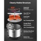 VEVOR Manual Bud Leaf Trimmer, 370mm Reaper Bowl Bud Trimmer με λεπίδες από ανοξείδωτο χάλυβα, οπτική κοπή, υγρή και στεγνή υδροπονική μηχανή κοπής με δίσκο, περιστρεφόμενη περιστροφή για λουλούδια φυτών