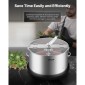VEVOR Manual Bud Leaf Trimmer, 370mm Reaper Bowl Bud Trimmer με λεπίδες από ανοξείδωτο χάλυβα, οπτική κοπή, υγρή και στεγνή υδροπονική μηχανή κοπής με δίσκο, περιστρεφόμενη περιστροφή για λουλούδια φυτών