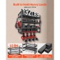 Βάση τοίχου VEVOR Power Tool Organizer, ράφι αποθήκευσης 4 επιπέδων με 4 θήκες για τρυπάνια, θήκη εργαλείων και ράφι αποθήκευσης με κατσαβίδι, οργάνωση εργαλείων γκαράζ για γκαράζ, πάγκο εργασίας και εργαστήριο